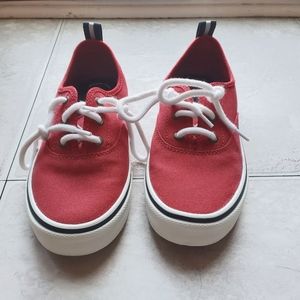 Womens Red Sperrys NEW